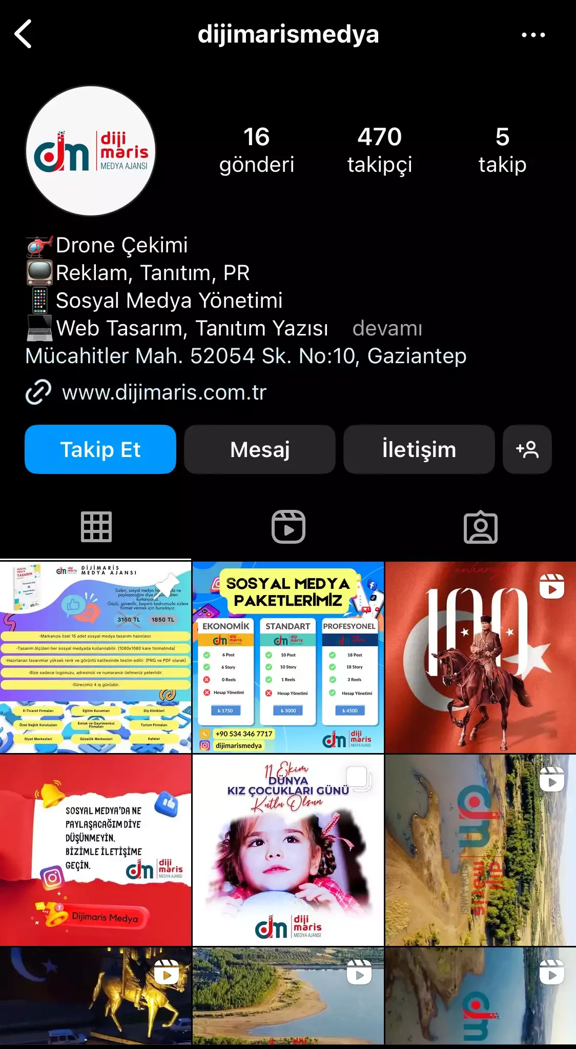 dijimaris medya instagram